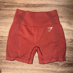 Gymshark Women's Burnt Orange Athletic Shorts